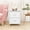 White, variant on Nightstand, Bedside Table with 2 Storage Drawers, Wooden Top Fabric Cabinet Kids Mini Dresser for Bedroom, Closet, Entryway, College Dorm, Black