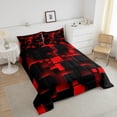 thumbnail image 5 of Manfei Square Triagle Twin Comforter Sets, Abstract Bedding Set, 2 Pieces, 5 of 8