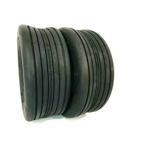 Two 15x6.00-6, 15-6.00x6 Fits Hay Tedder Lawn Tires Heavy Duty 15/6.00-6 Lawn Tractor Mower