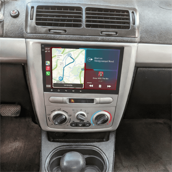 Car Stereo Radio Player 2GB 32GB Android 15 8in Touchscreen with Split Screen CarPlay WiFi Compatible with Chevrolet Cobalt 2007-2010