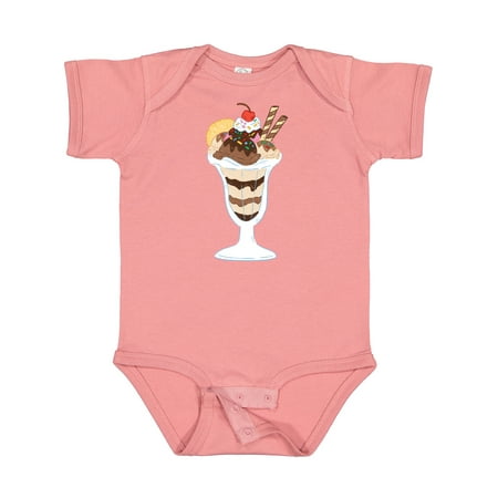 

Inktastic Ice Cream Sundae Boys or Girls Baby Bodysuit