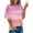 Khaki womens top dressy casual, variant on Wycnly Womens Tops Dressy Casual Fashion Plus Size Comfy Breathable Ladies Oversized Tshirts Summer Short Sleeve Round Neck Tops Gradient Blouse Pink XXL