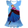 thumbnail image 1 of Disney Frozen Girls Elsa princesa vestido niños disfraz 3D Frozen Fancy 2-10 años fiesta de cumpleaños Disney Elsa vestido niño ropa 10T Gao Jinjia LED, 1 of 2