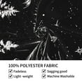 thumbnail image 3 of Black and White Tapestry Starry Night Mountain Tapestries for Bedroom Aesthetic Moon and Stars Tapastries Wall Hanging Dark Nature Forest Wall Tapestry for Living Room Dorm 60 x 40 Inch, 3 of 8