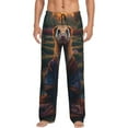 thumbnail image 1 of Fotbe Garden Meditating Weasel Pantalones de Pijama para Hombre, Pantalones de Dormir, Pantalones de Casa con Cintura Ajustable y Bolsillos-XX-Large, 1 of 6