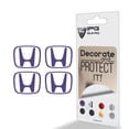 thumbnail image 2 of IPG Compatible with Crosstour Accord Element CRV CRZ Ridgeline Odyssey Pilot Logo Center Cap Overlay Wheel Tire Decals Stickers (Logo: 2.25" / Center Cap:2.75")(4 Units)(Gloss Lavender), 2 of 6
