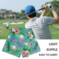 thumbnail image 5 of Yuyamidu Golf Ball Golf Towel Green Leaves Cleaning Towel for Golf Bags Soft and Comfortable Machine Washable Golf Accessories for Women, Green, 5 of 7