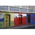 thumbnail image 2 of Flaherty, Dennis 32x23 White Modern Wood Framed Museum Art Print Titled - Puerto Rico, Isabela Segunda Town shop fronts, 2 of 4