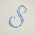 thumbnail image 3 of DALIX Women's Personalized Shopping Tote Bag Monogram Blue Antique Fish Ballent Zippered Letter S, 3 of 8