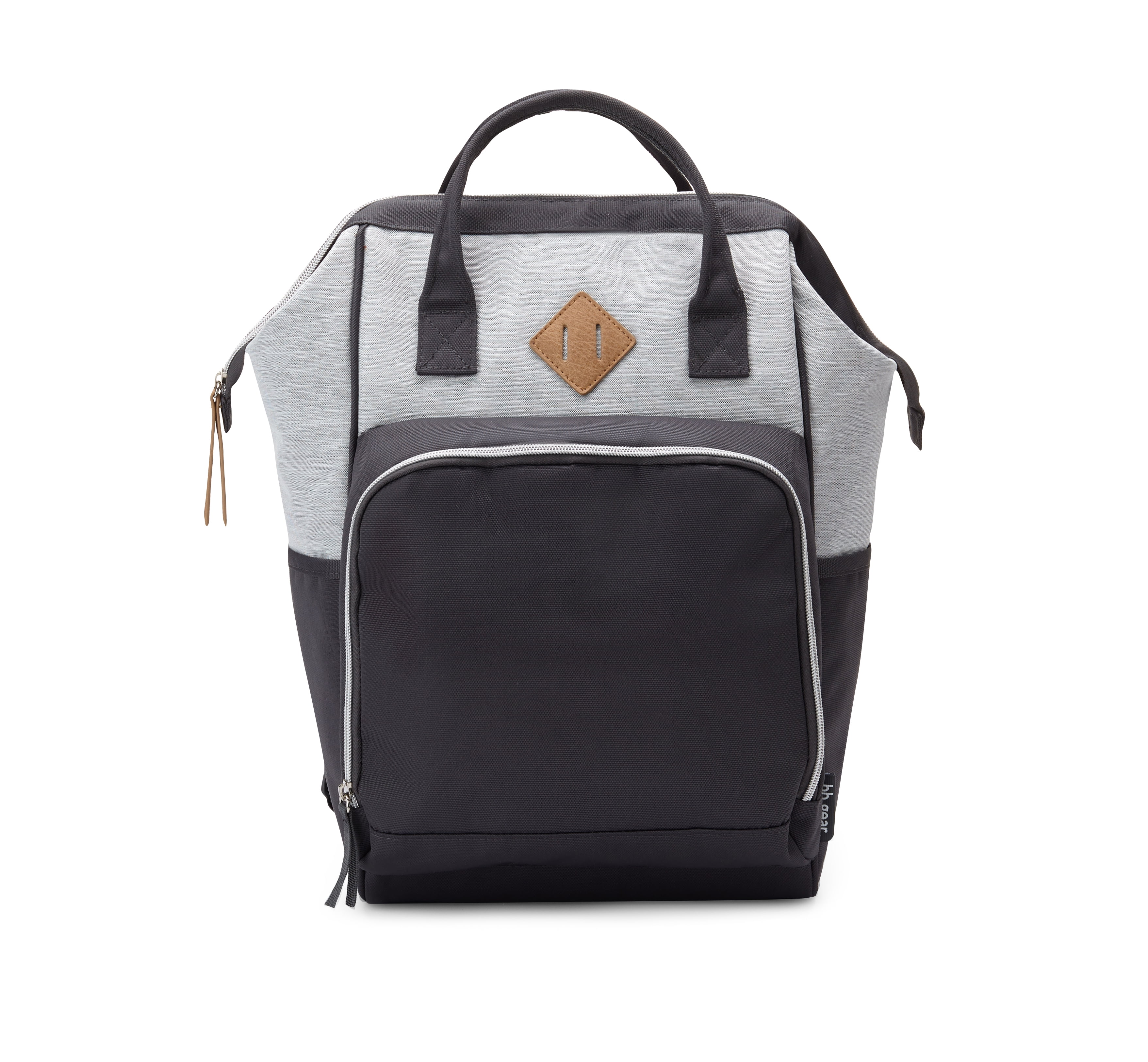BB Gear Backpack Diaper Bag with Adjustable Shoulder Strap, Gray -  Walmart.com