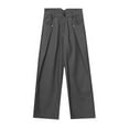thumbnail image 6 of Womens Pants Casual Pants Women Grey Baggy Pants Loose Pants for Women High Waisted Pants with Pockets Summer Pants, 6 of 6