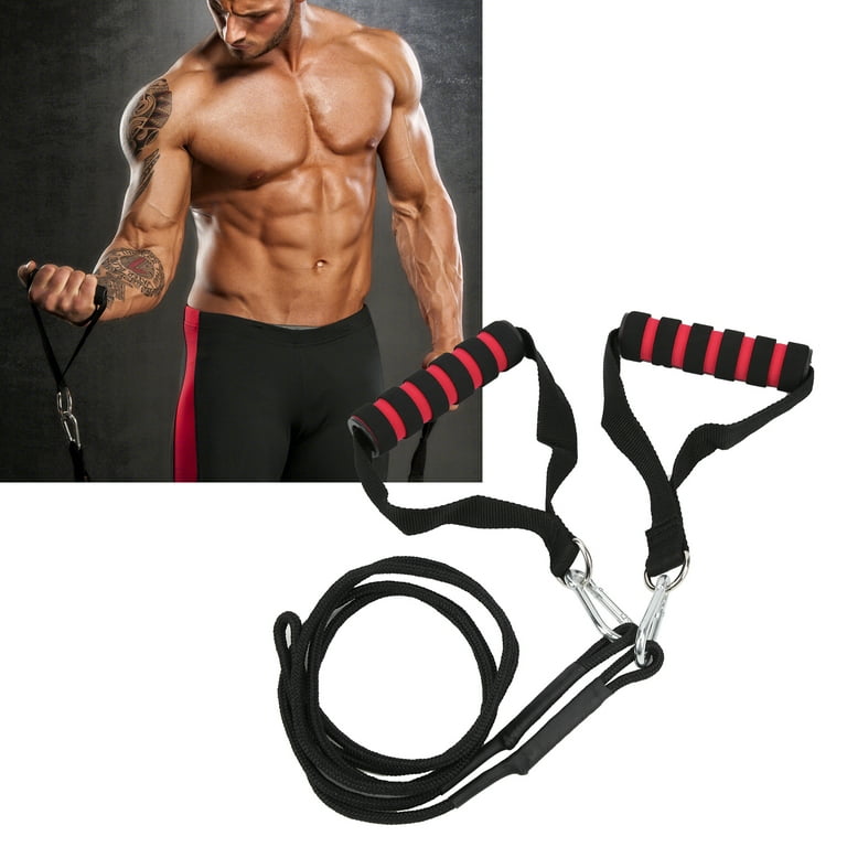Senjay DIY Tricep Press Down Pulley Cable Triceps Rope Resistance