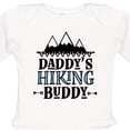 thumbnail image 4 of Inktastic Daddys Hiking Buddy Childs Hiker Boys or Girls Long Sleeve Baby Bodysuit, 4 of 5