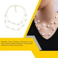 thumbnail image 2 of Youkk Mode Perle Choker Double Couche Réglable Simple Collier Dames Bijoux Fête de Mariage Collier d'Anniversaire, 2 of 6