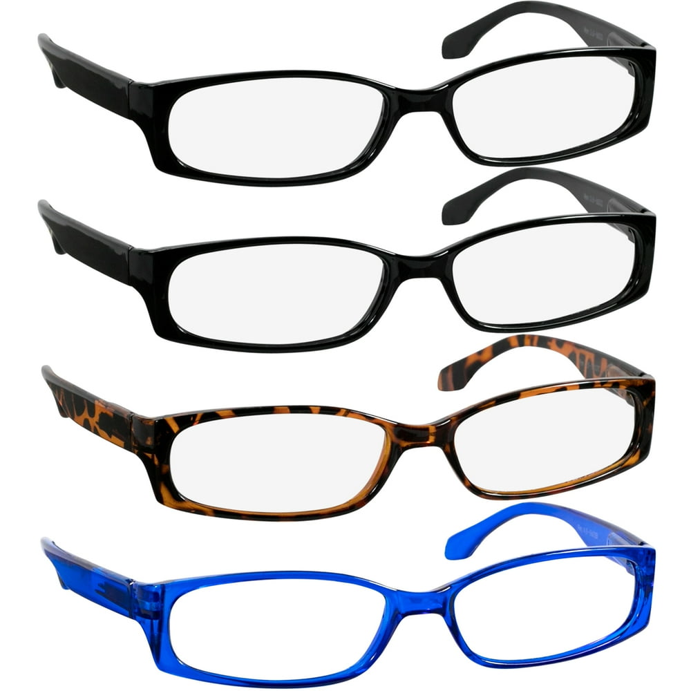 Reading Glasses Best 4 Pack of Readers Women and Men Stylish Look