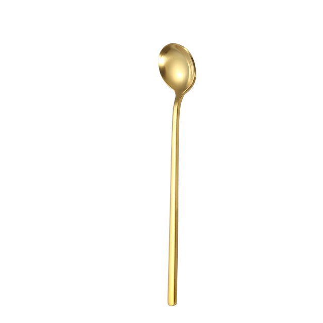 cucharas de café espresso de acero inoxidable chapado en oro, mini cucharaditas para café, postre, pastel, helado, sopa de helado,cappuccino ShuxiuWang 1327537031703