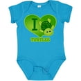 thumbnail image 3 of Inktastic I Love Turtles Boys or Girls Baby Bodysuit, 3 of 5