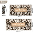 thumbnail image 4 of Leopard Cheetah Print Animal Custom Beach Towel 30" x 60", Quick Dry Personalized Text Bath Towel Absorbent Lightweight Travel Towel for Beach Yoga Swim Sport Camping Holiday, 4 of 7
