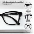 thumbnail image 4 of MAGMALIFE Lentes para Computadora Paquete de 2 Piezas con Tecnología Blue Light y Protección UV400, Antirreflejantes, Unisex, Sin Graduación, Diseño Moderno, Gafas para Oficina, Estudio o Pantalla, 4 of 9