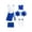 B Royal Blue, variant on CHICTRY Kids Girls 2Pcs Cheers Outfit Workout Set Halloween Costume Sequins Tennis Dress with Shorts Rose 14