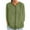 Green, variant on Fmbrln Womens Linen 3/4 Sleeve Blouse Fashion Pleated V Neck Tops Casual Loose Solid Color Shirts Green XL