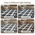 thumbnail image 7 of ODIKA 3'x5' Washable Throw Rug Stain Resistant, Low Profile, Non-Slip Plaid Under Vintage Checkered Print Doormat Layering Layered for Entryway, Kitchen, Mudroom, 7 of 7