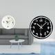 thumbnail image 2 of Reloj de pared,Reloj de pared decorativo,moderno y elegante.,Reloj de pared,Reloj de pared silencioso y decorativo que no hace tictac,Reloj moderno de 12 pulgadas para pared de casa o, 2 of 8