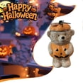 thumbnail image 5 of ACDANC Halloween Bear Shaped Ceramic Cookie Jar–11.8" Pumpkin Design with Lid–Decorative Kitchen Canister for Cookies,Candy&Treats–Cute Fall&Halloween Home Décor 1 Pack, 5 of 7