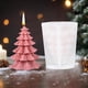 thumbnail image 5 of Molde de silicona para velas aromáticas cilíndricas de alce navideño, molde de Sío para renos, muñecos de nieve y bosques, decoración para fiestas en el hogar y festivales, 5 of 6