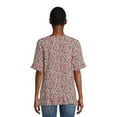 thumbnail image 3 of Destination Maternity Women's Maternity Smocked Woven Top, Sizes S-2XL, 3 of 6