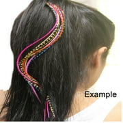 Sexy Sparkles 25 Hair Feathers Extensions Kit, 7-13 Rooster Feathers for Hair