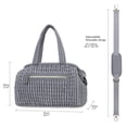 thumbnail image 2 of SPEKSEE Quilted Twist Craft Diaper Bag Tote - Spacious, Waterproof & Insulated for Mom Essentials, 2 of 8