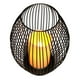 thumbnail image 4 of De Alambre Negro De Hierro De Artístico LED Para Sala De , Interior, Exterior, Boda, , Bar, Decoraciones, Soledad Estuche de alambre para candelabro, 4 of 10