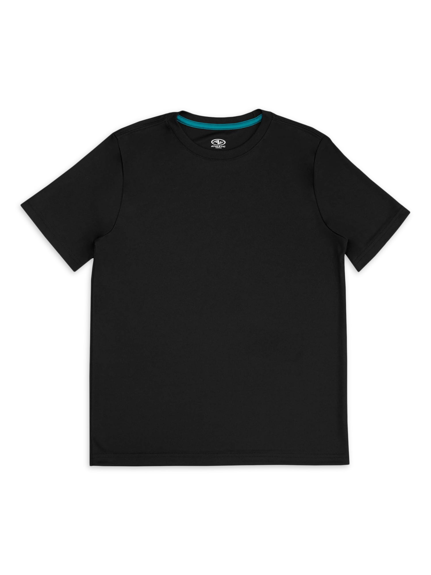Athletic Works Boys Active Solid & Graphic Short Sleeve T-shirt, 3-Pack, Sizes 4-18 & Husky