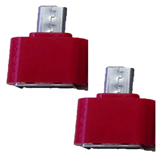 ruhuadgb 2Pcs Micro USB Male to USB 2.0 Adapter OTG Converter for Android Tablet Phone