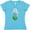 Aqua, variant on Daisy Flower Women's V-Neck T-Shirt