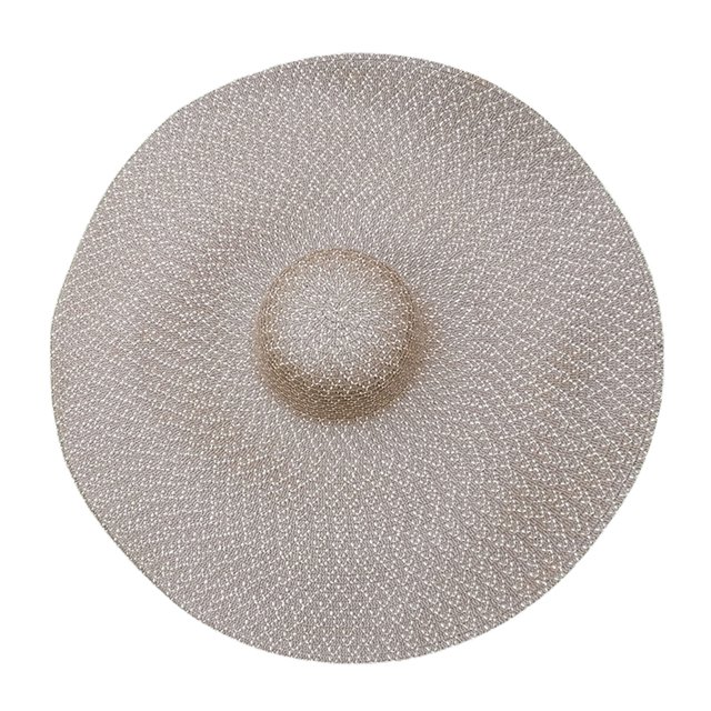 xiaxaixu Chapeau de Paille à Grand Bord pour Femmes, Protection UV Chapeau de Plage Enroulable
