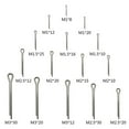 thumbnail image 2 of 150 Pcs Assortiment de Goupilles de Protection, M1 M1.5 M2 M2.5 M3 Goupilles de Sécurité en Acier Inoxydable, 2 of 5