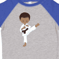 thumbnail image 4 of Inktastic African American Boy, Karate Boy, Black Belt, Kata Boys Toddler T-Shirt, 4 of 5