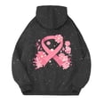 thumbnail image 3 of Cancer Awareness Hoodies for Women 2025 Glitter Sparkle Hoodie with Pockets Hooded Sweatshirt Pullover Tops, 3 of 6