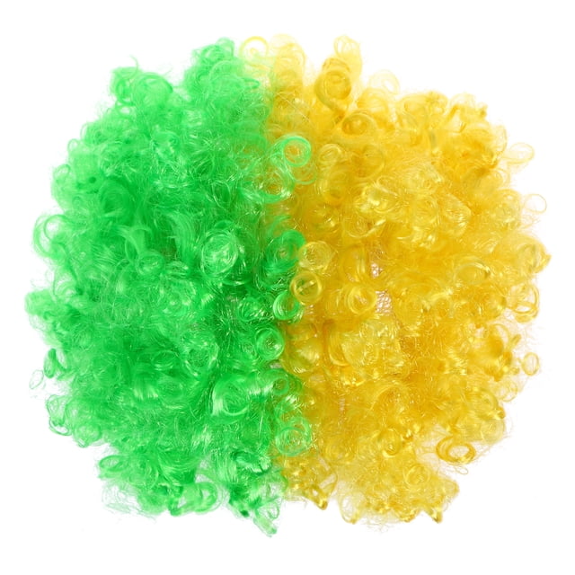 Peluca de payaso para disfraz de bandera nacional, ideal para carnaval (Brasil)