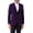 Purple, variant on Men’s Velvet Blazer Classic Smart Casual Tailored Fit Wedding Suit Jacket