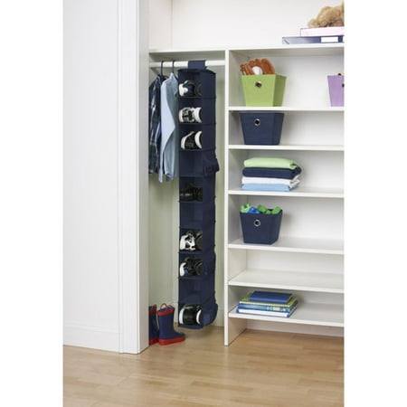 Mainstays 10-Shelf Organizer, Navy Blue