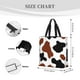thumbnail image 3 of Easygdp Brown Black Cow Bolsa Tote para Mujer, Bolso de Hombro para Trabajo, Playa, Viajes, Compras y Supermercado, 3 of 7