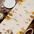 thumbnail image 2 of Pumpkin Sunflower Table Runner, Autumn Thanksgiving Kitchen Dining Table Decoration for Home Party Decor 13x48 Inches, 2 of 9