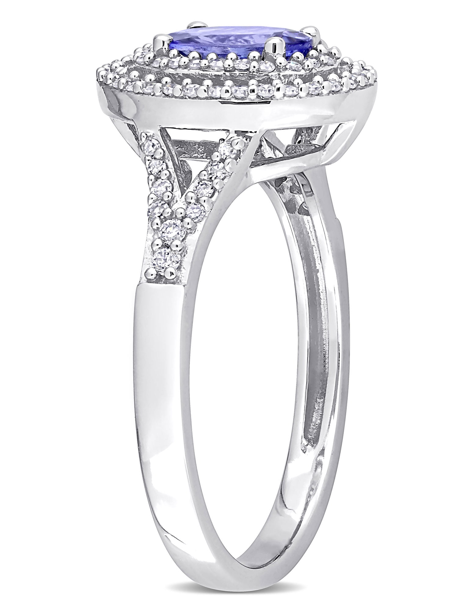 Everly Women's Tanzanite and Diamond 10k White Gold Ring