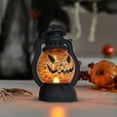 thumbnail image 4 of YIMWNYI Halloween Decorative Pumpkin Lights, Vintage Electroplated Wind Lights, Plastic Electronic Candles for Indoor Outdoor Use, Safe and Energy-Saving Lanterns for Home and Events, 4 of 6