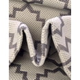 thumbnail image 4 of Unique Loom Outdoor Trellis Collection Area Rug - Stars (6' 1" Round Gray/Silver), 4 of 7