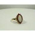 thumbnail image 2 of 3ct Marquise Cut Fire Opal & Ruby 14K Yellow Gold Plated Wedding Engagement Ring - 6, 2 of 5