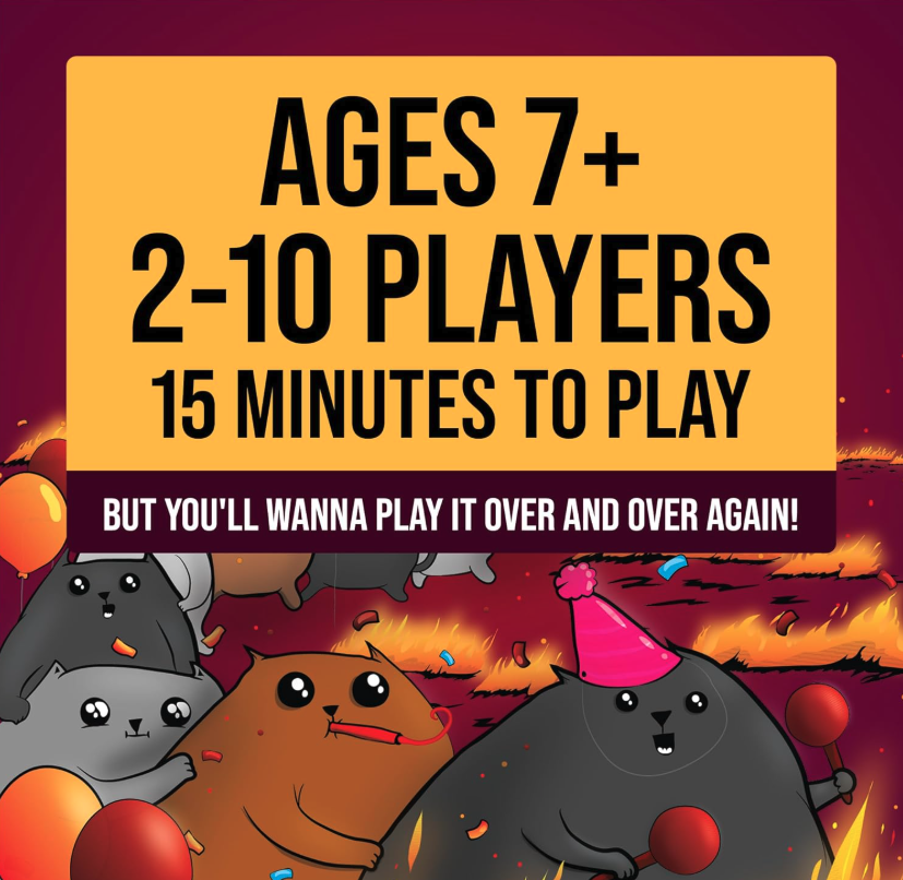 Exploding Kittens Party Pack Card Game photo 2